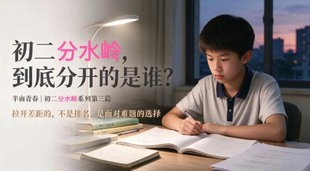 初二分水岭,到底分开的是哪一类孩子?不靠分数,看这三种状态-第2张图片-四季读书网 初二分水岭,到底分开的是哪一类孩子?不靠分数,看这三种状态-第2张图片-四季读书网
