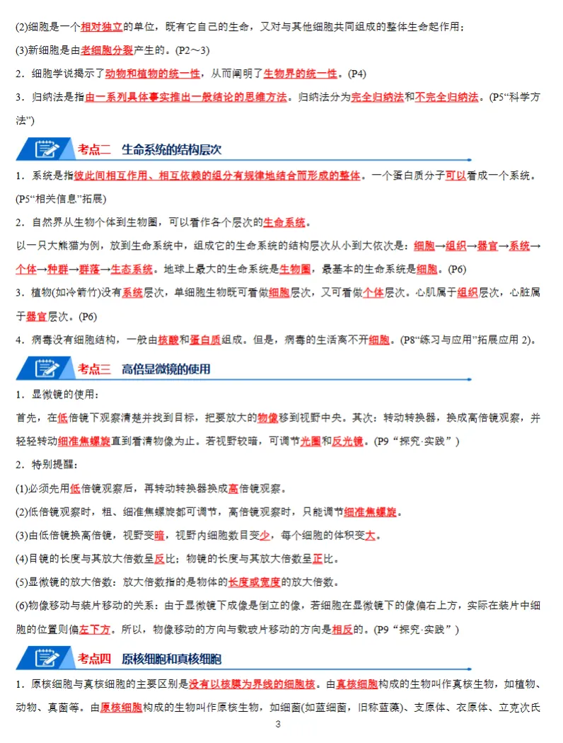 高考生物知识点总结,思维导图+知识解读,全面详细!(通用版)-第4张图片-四季读书网