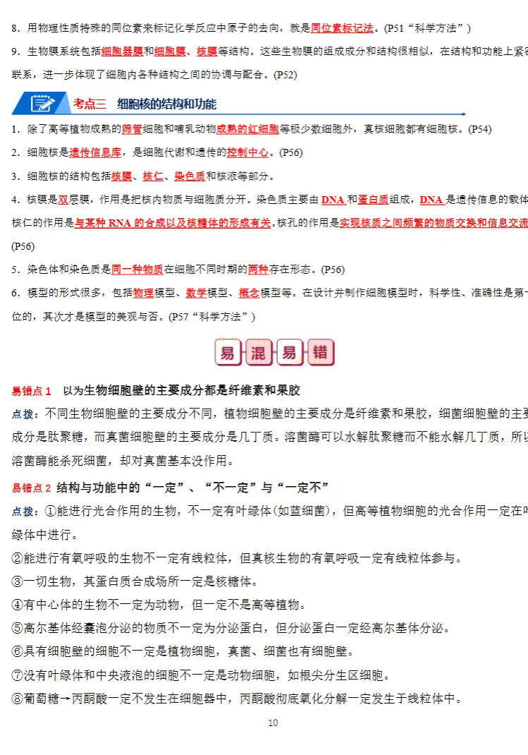 高考生物知识点总结,思维导图+知识解读,全面详细!(通用版)-第11张图片-四季读书网