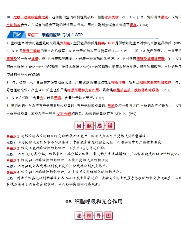 高考生物知识点总结,思维导图+知识解读,全面详细!(通用版)-第15张图片-四季读书网