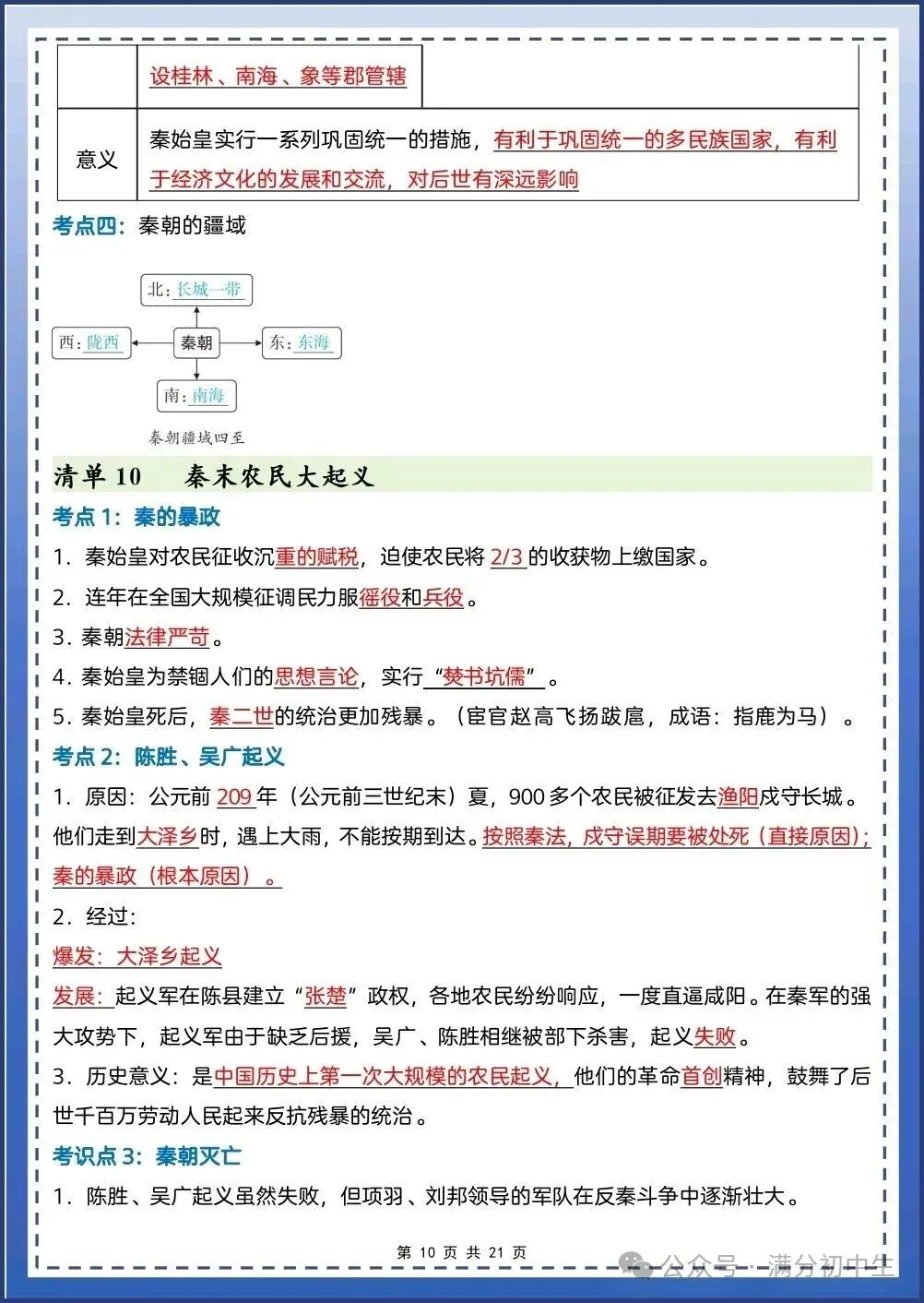 初一新教材七上历史期中必背知识考点梳理复习总结电子打印版!(2026 新)-第8张图片-四季读书网 初一新教材七上历史期中必背知识考点梳理复习总结电子打印版!(2026 新)-第8张图片-四季读书网