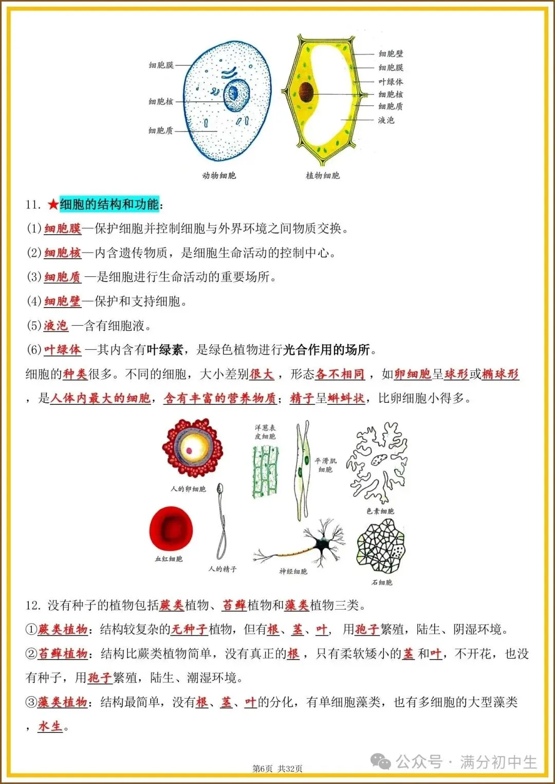 初一新教材浙教版七上科学期中必背知识考点梳理复习总结电子打印版!(2026 新)-第5张图片-四季读书网 初一新教材浙教版七上科学期中必背知识考点梳理复习总结电子打印版!(2026 新)-第5张图片-四季读书网