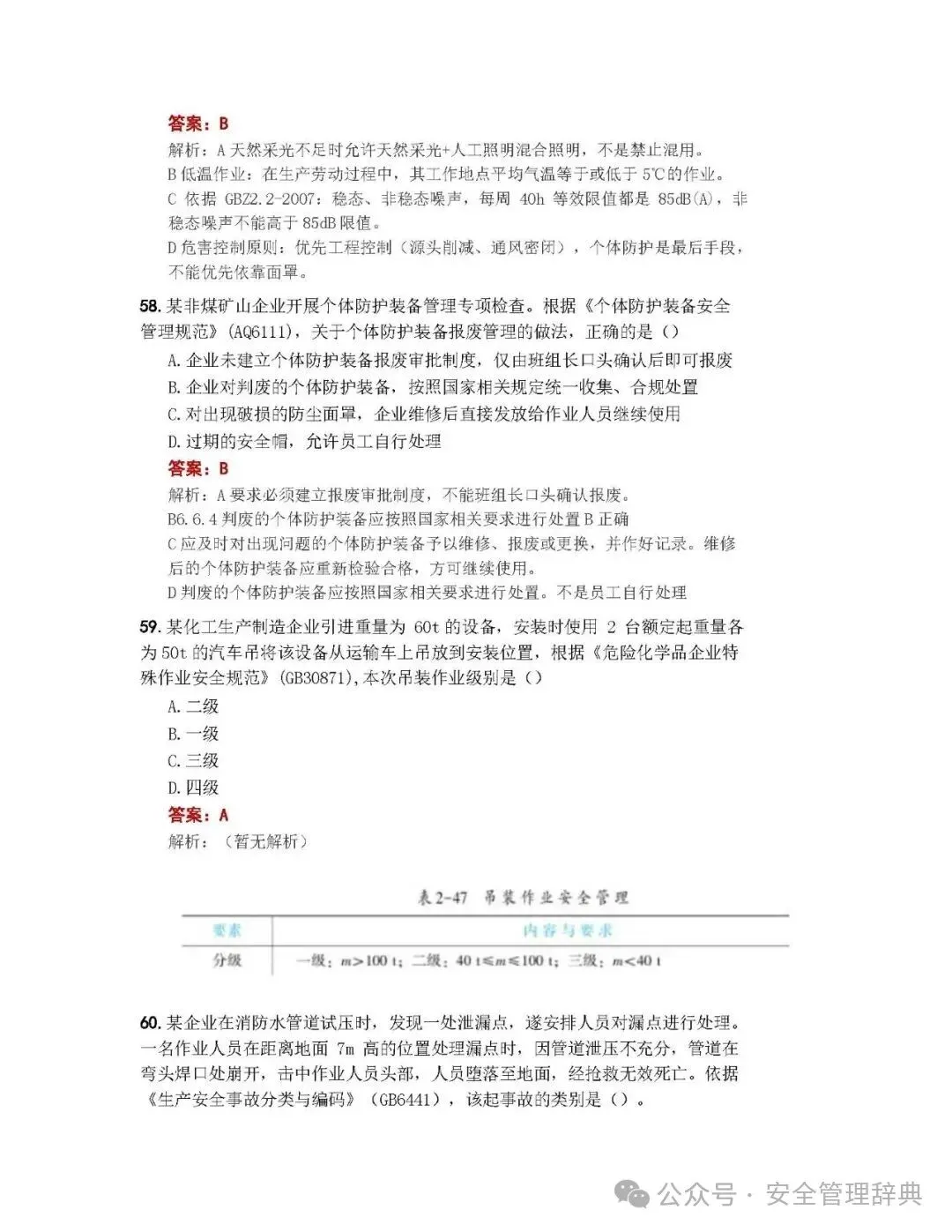 完整版注安《管理》真题及答案解析!-第22张图片-四季读书网 完整版注安《管理》真题及答案解析!-第22张图片-四季读书网