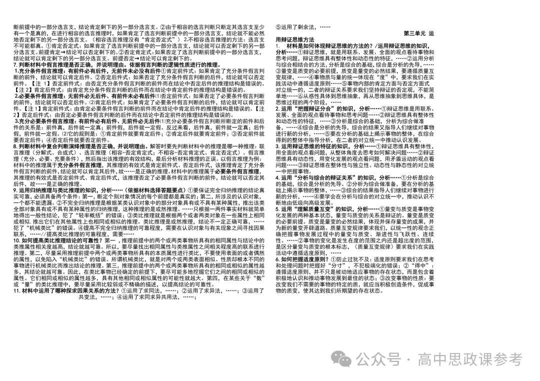 高考政治|主观题答题术语及主观题设问总结-第11张图片-四季读书网 高考政治|主观题答题术语及主观题设问总结-第11张图片-四季读书网