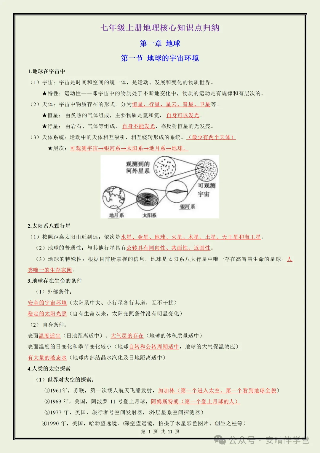初一 | 新教材七年级上册地理期中必考核心知识点清单,2026完整版可打印-第1张图片-四季读书网 初一 | 新教材七年级上册地理期中必考核心知识点清单,2026完整版可打印-第1张图片-四季读书网