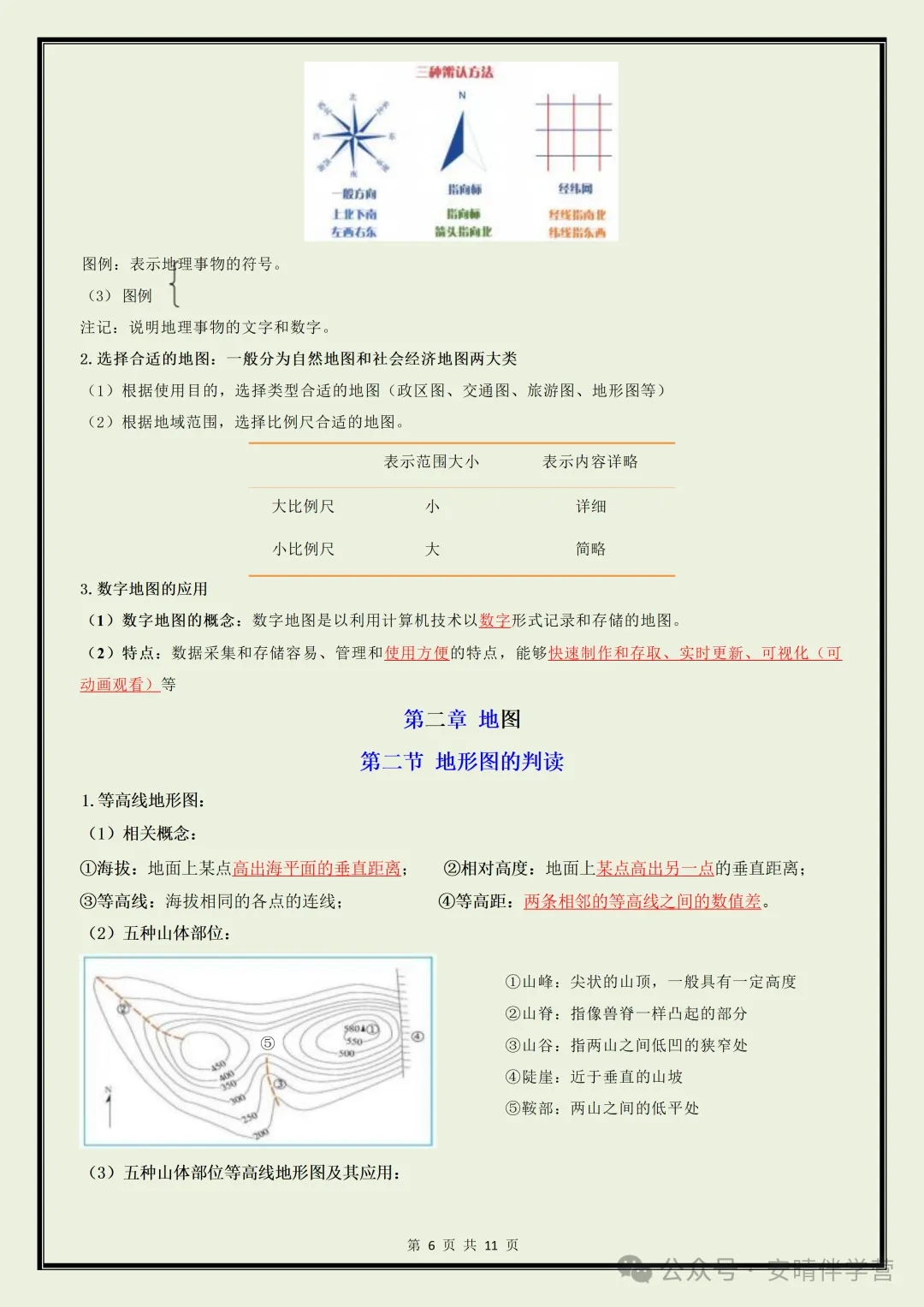 初一 | 新教材七年级上册地理期中必考核心知识点清单,2026完整版可打印-第6张图片-四季读书网 初一 | 新教材七年级上册地理期中必考核心知识点清单,2026完整版可打印-第6张图片-四季读书网