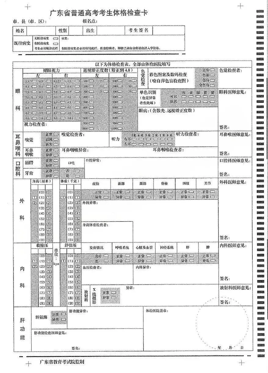 2027年广东高考体检最新通知出炉!体检不合格这些专业不能报!-第14张图片-四季读书网 2027年广东高考体检最新通知出炉!体检不合格这些专业不能报!-第14张图片-四季读书网