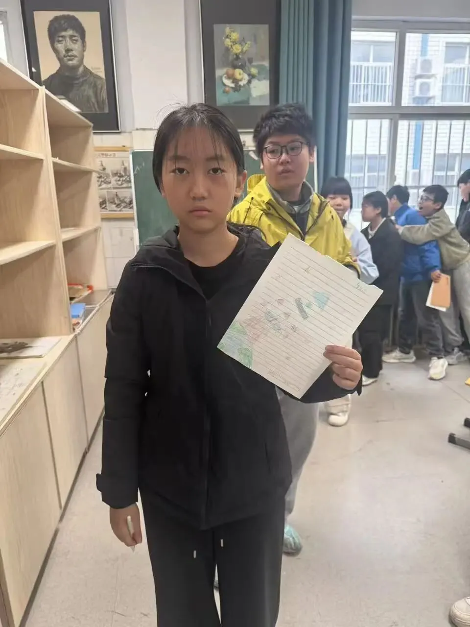 初一11班美术课堂作品《科技之光》-第39张图片-四季读书网