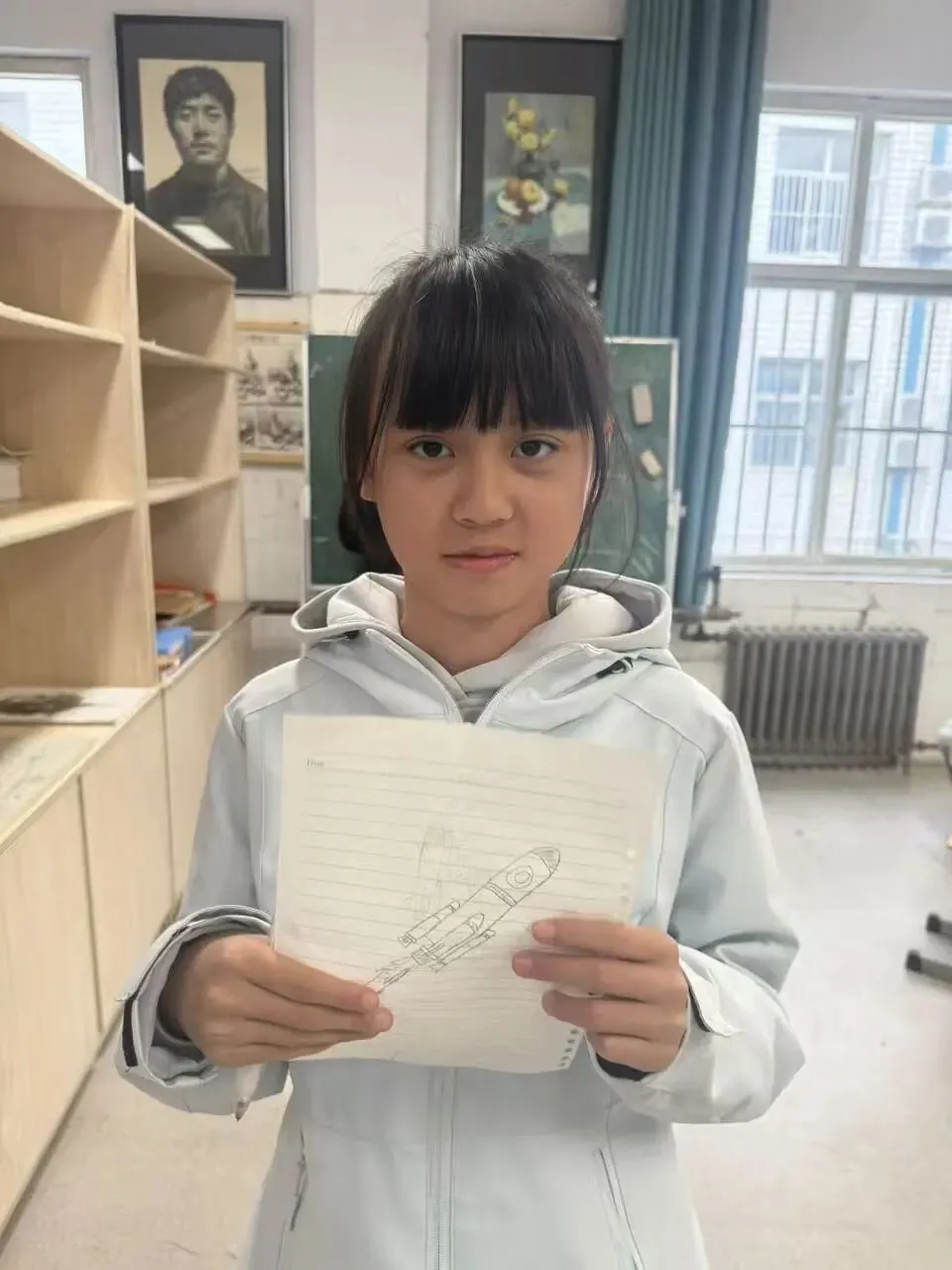 初一11班美术课堂作品《科技之光》-第63张图片-四季读书网