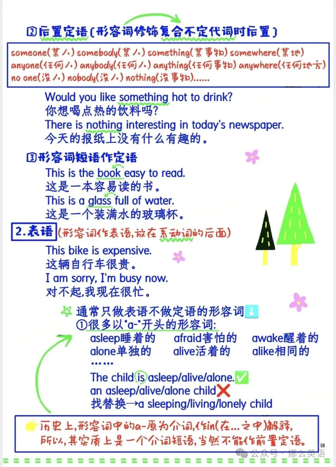 中考英语语法专题|形容词全解-第3张图片-四季读书网 中考英语语法专题|形容词全解-第3张图片-四季读书网
