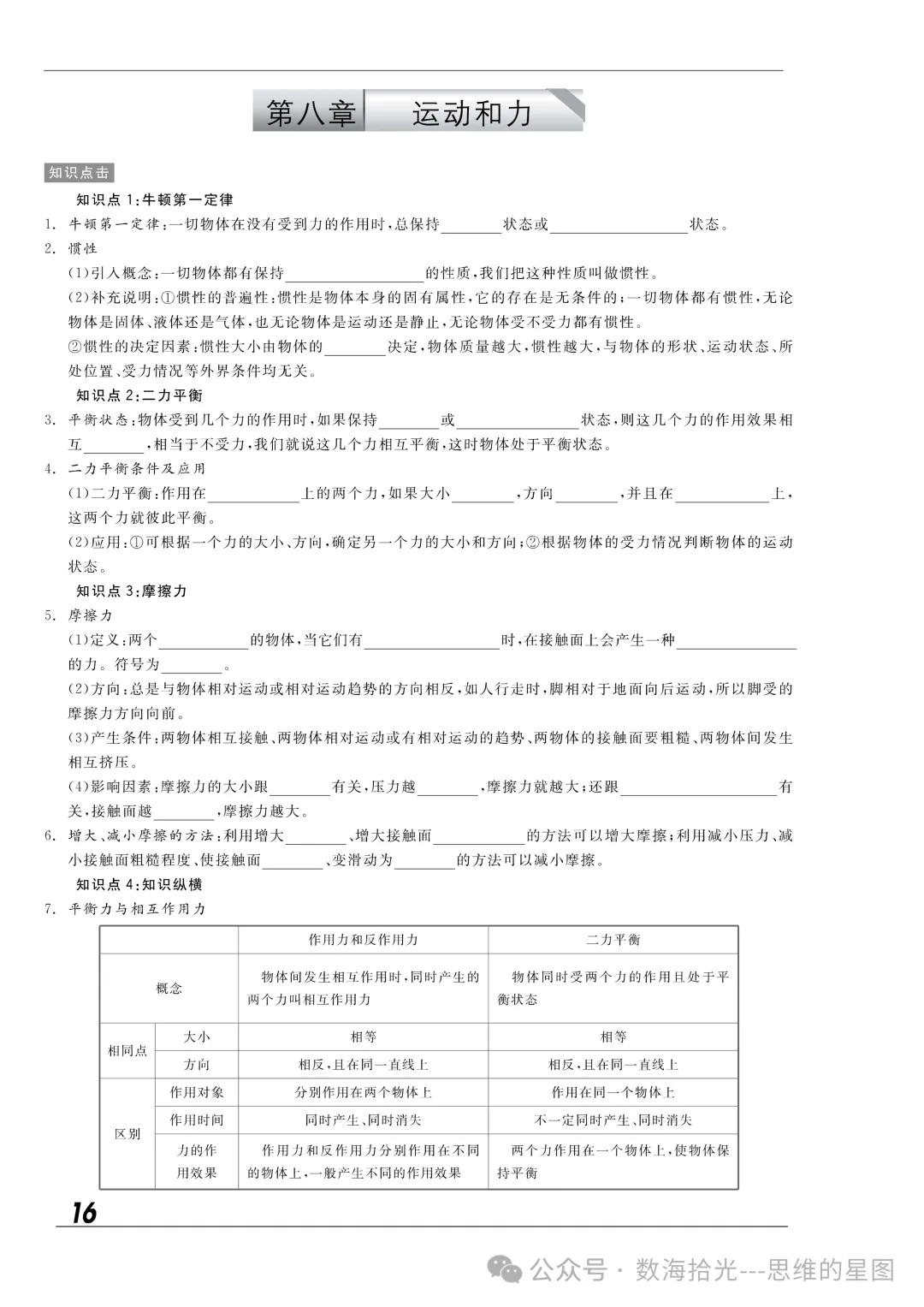 九年级中考复习资料(二)-第6张图片-四季读书网