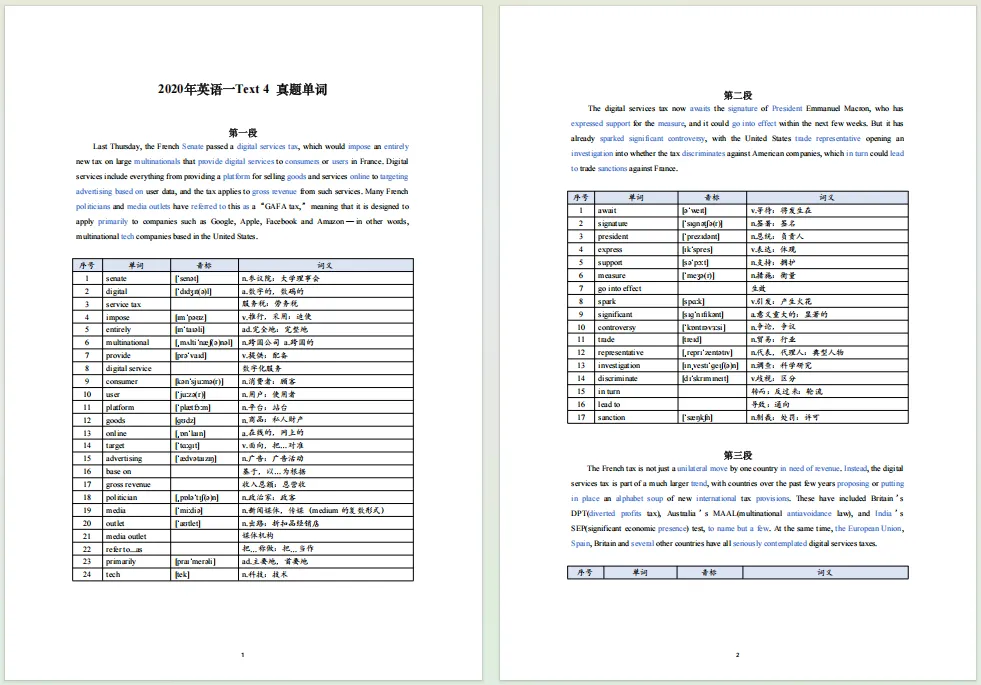 【27考研】真题阅读核心词带背 | 2020年 英语一 text4-第39张图片-四季读书网