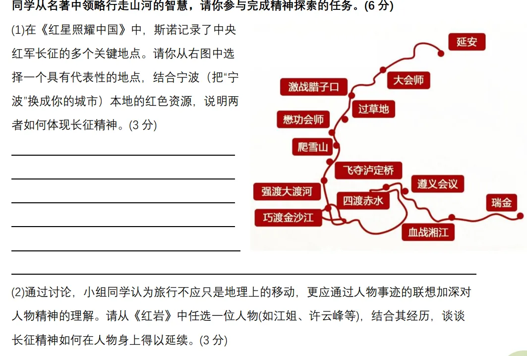 初二语文《红星照耀中国》会咋考?都在这里了,一线教师手搓+可打印.超详细耐看,故事性超强的总结.-第15张图片-四季读书网