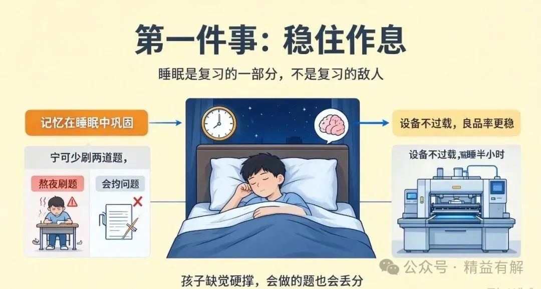 初三期中考倒计时两周:复习别搞“临阵突击”,家长要学会计划排产-第4张图片-四季读书网