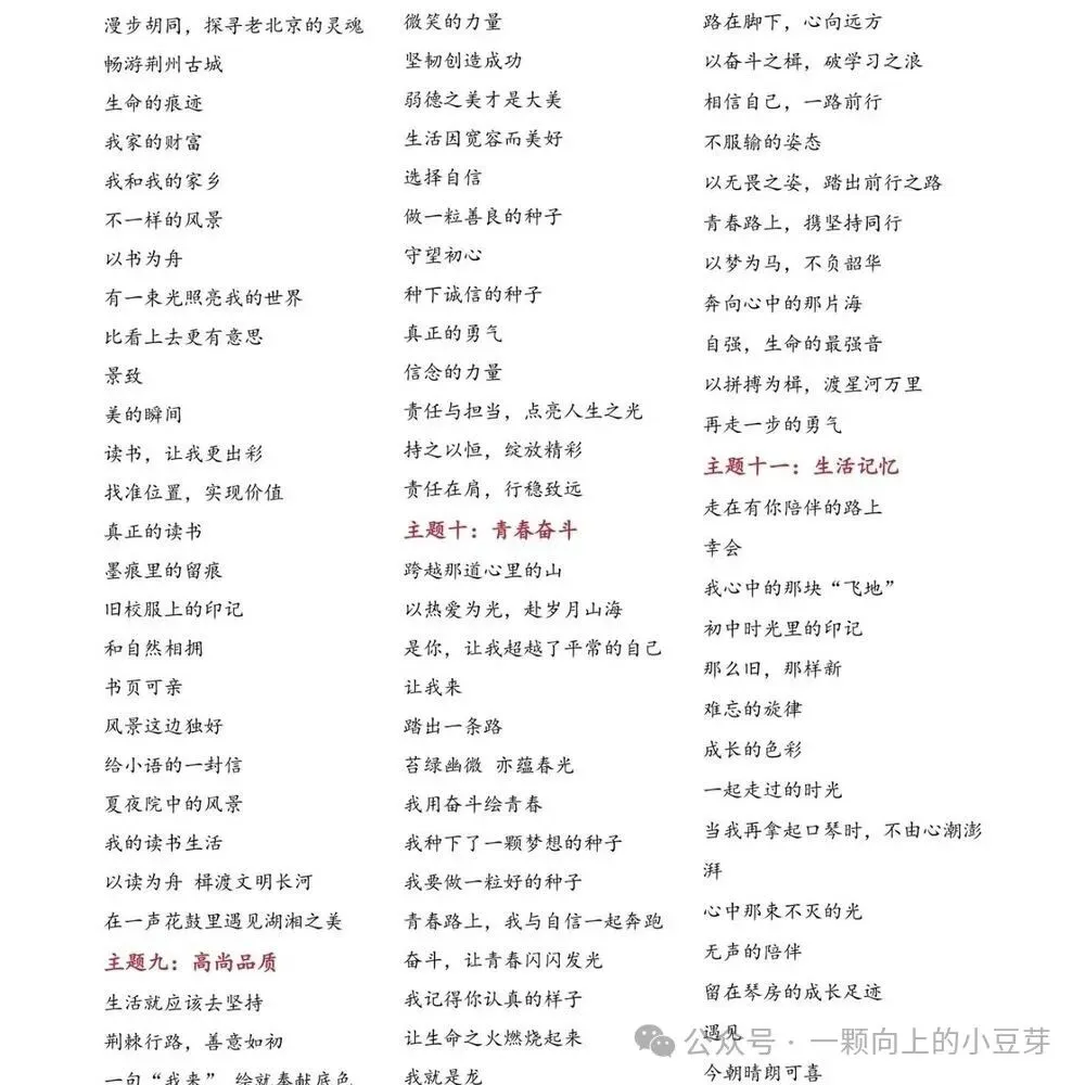 《2027中考作文满分范文300篇》收录300篇考场高分范文,全部是真题+模考题范文,12个话题分类,常考话题全覆盖-第6张图片-四季读书网 《2027中考作文满分范文300篇》收录300篇考场高分范文,全部是真题+模考题范文,12个话题分类,常考话题全覆盖-第6张图片-四季读书网