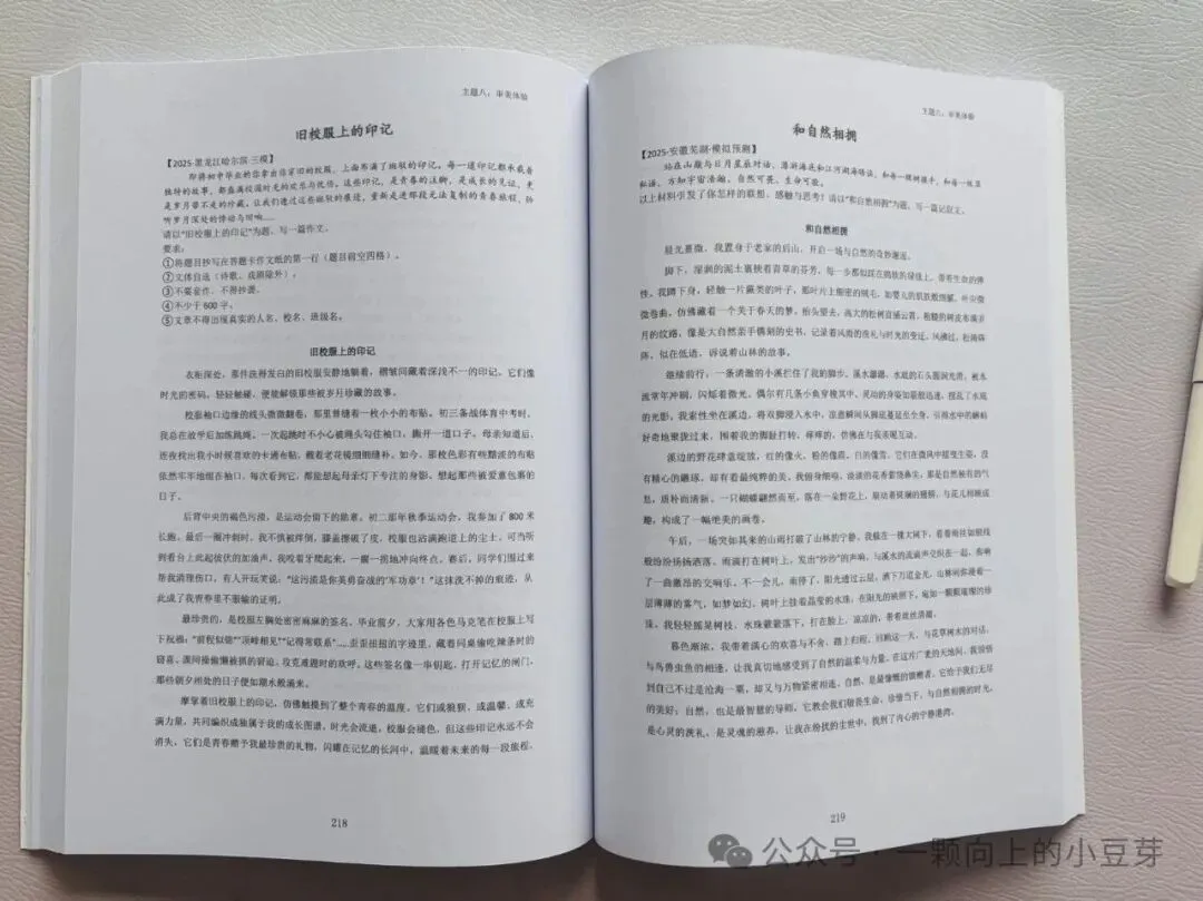 《2027中考作文满分范文300篇》收录300篇考场高分范文,全部是真题+模考题范文,12个话题分类,常考话题全覆盖-第13张图片-四季读书网 《2027中考作文满分范文300篇》收录300篇考场高分范文,全部是真题+模考题范文,12个话题分类,常考话题全覆盖-第13张图片-四季读书网