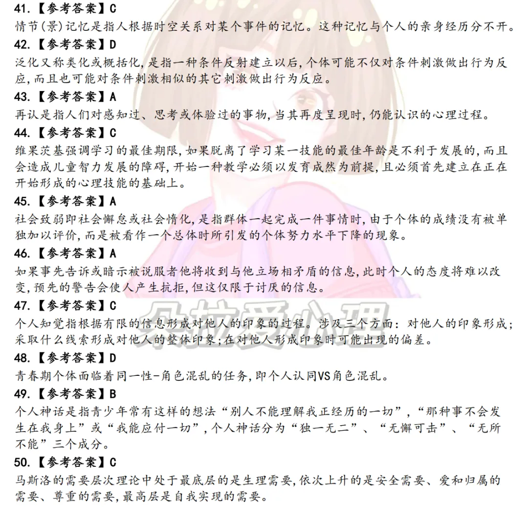 复旦347心理专硕真题要怎么刷才更高效?直接抄作业!(附历年)-第7张图片-四季读书网 复旦347心理专硕真题要怎么刷才更高效?直接抄作业!(附历年)-第7张图片-四季读书网