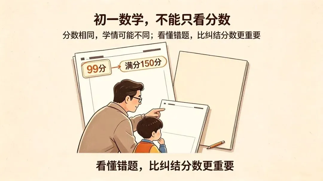 初一的数学,孩子考多少分才算合格?我们家长才能松一口气?-第2张图片-四季读书网