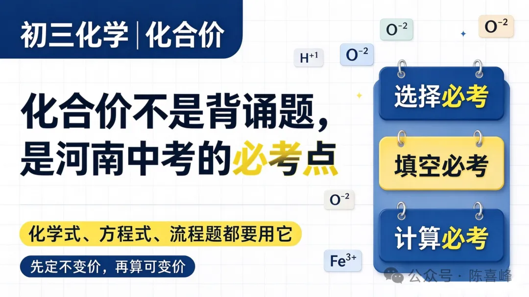 初三化学|第一个分水岭【化合价】,河南中考必考,吃透不丢分!-第2张图片-四季读书网 初三化学|第一个分水岭【化合价】,河南中考必考,吃透不丢分!-第2张图片-四季读书网