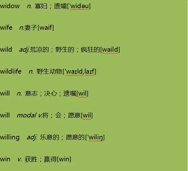 高考英语考纲3600词汇打卡 Day 78-第8张图片-四季读书网