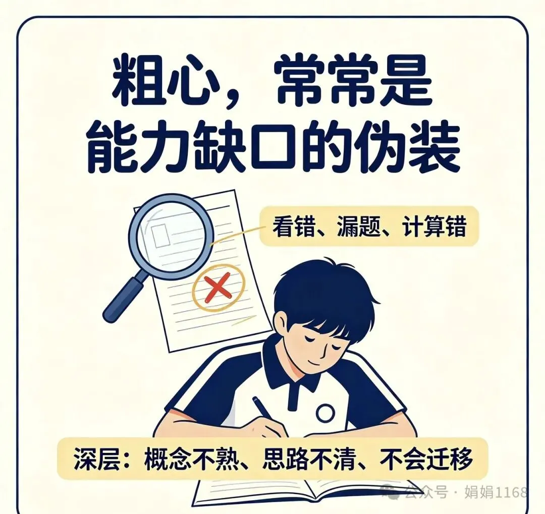 初一孩子听得懂课,一做题就错,未必是粗心-第2张图片-四季读书网
