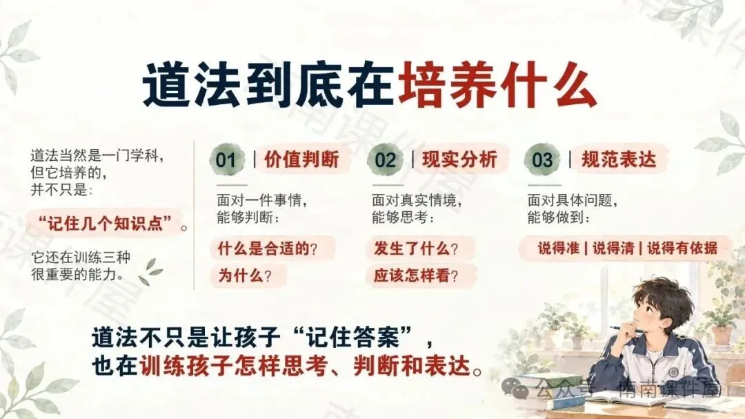 (初一期中道法)初一道法,开始从“会背”走向“会用”-第5张图片-四季读书网 (初一期中道法)初一道法,开始从“会背”走向“会用”-第5张图片-四季读书网
