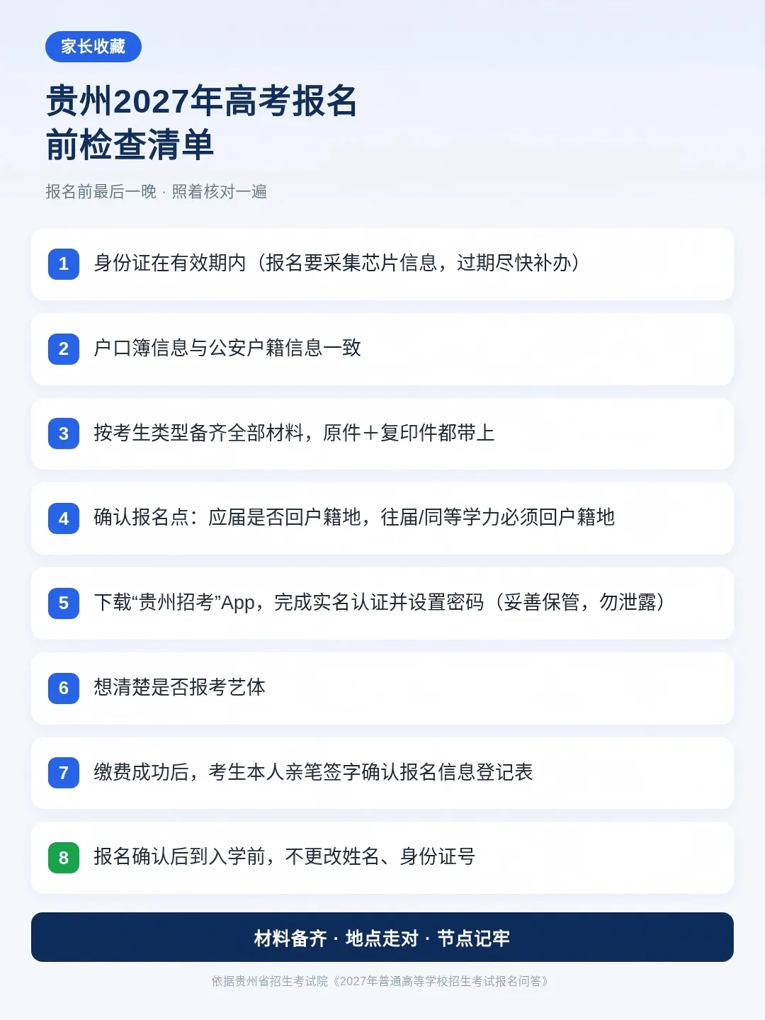 贵州2027年高考报名,家长给孩子准备好这些资料了吗?-第3张图片-四季读书网