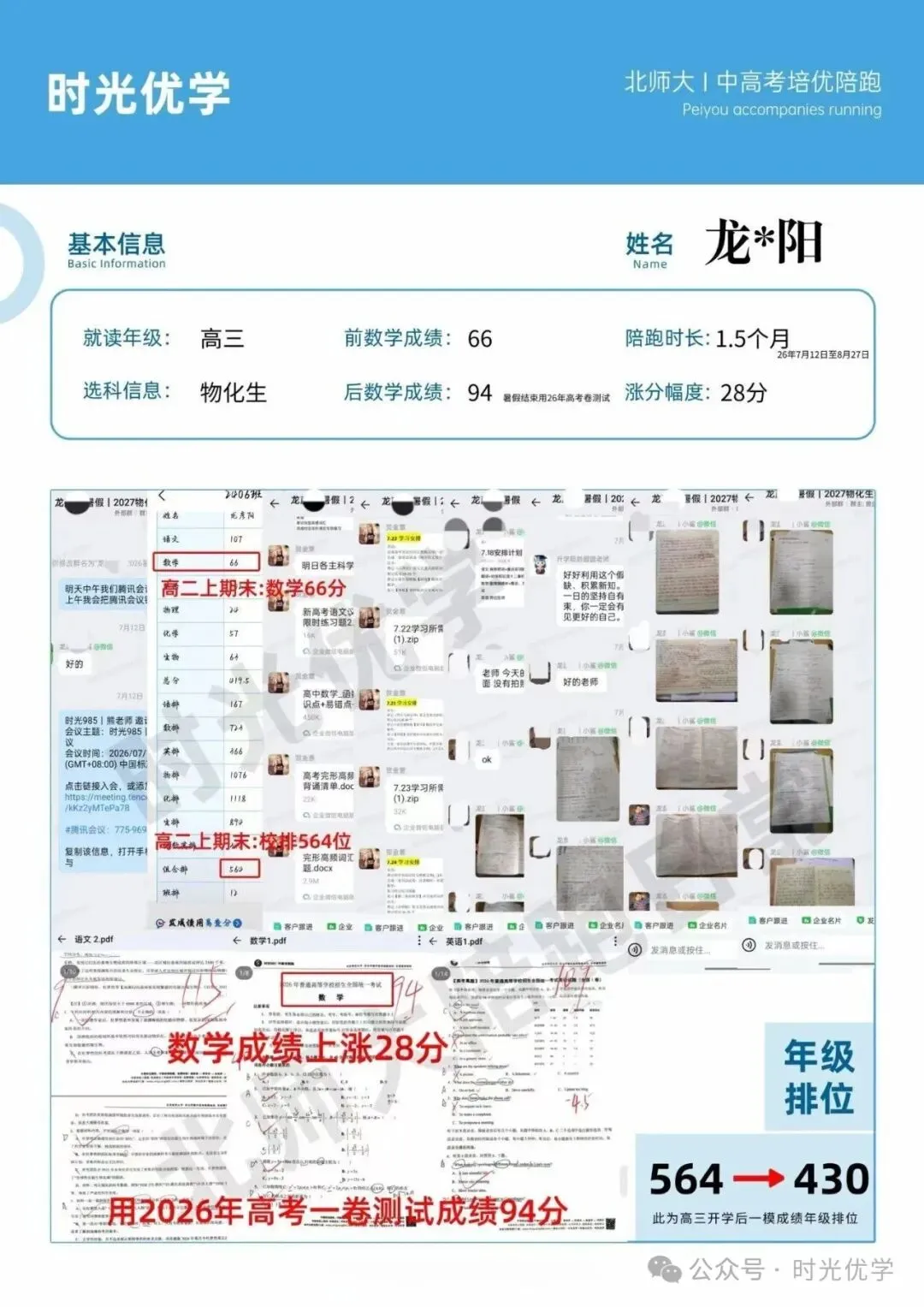 不是补课,是重建学习闭环|时光优学中高考陪跑真实案例-第15张图片-四季读书网 不是补课,是重建学习闭环|时光优学中高考陪跑真实案例-第15张图片-四季读书网