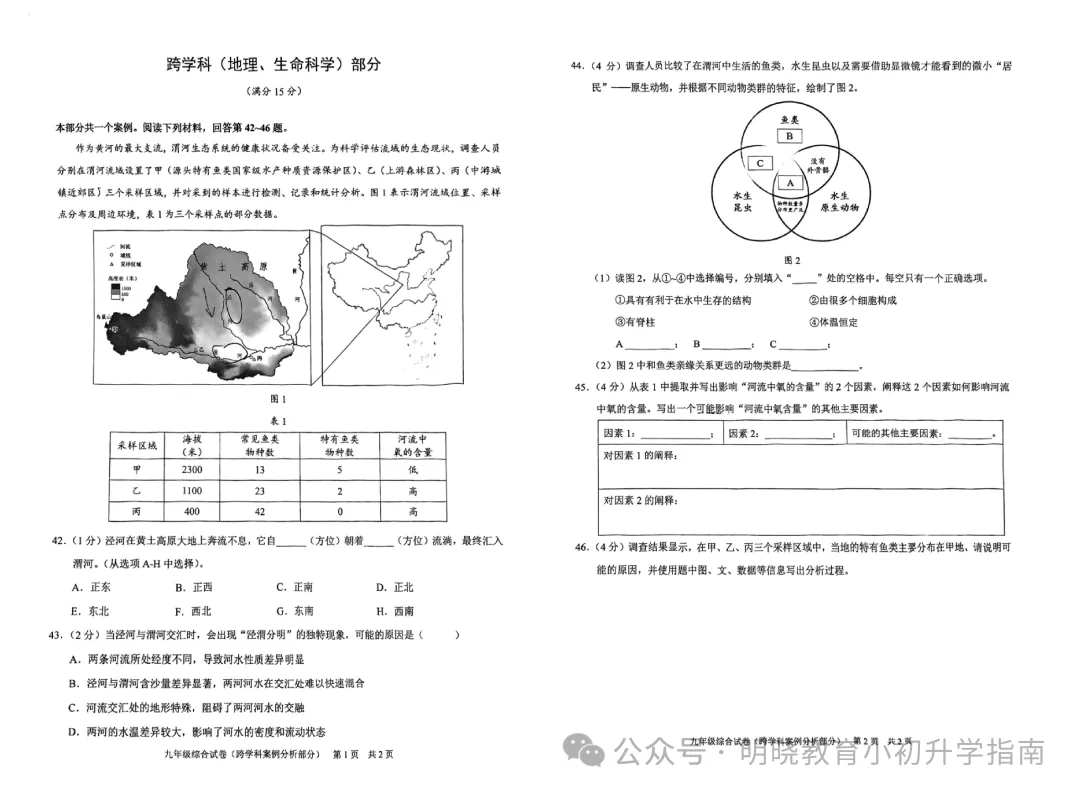 上海初三一模复习,各区全科真题带解析,可公益领取!-第5张图片-四季读书网 上海初三一模复习,各区全科真题带解析,可公益领取!-第5张图片-四季读书网