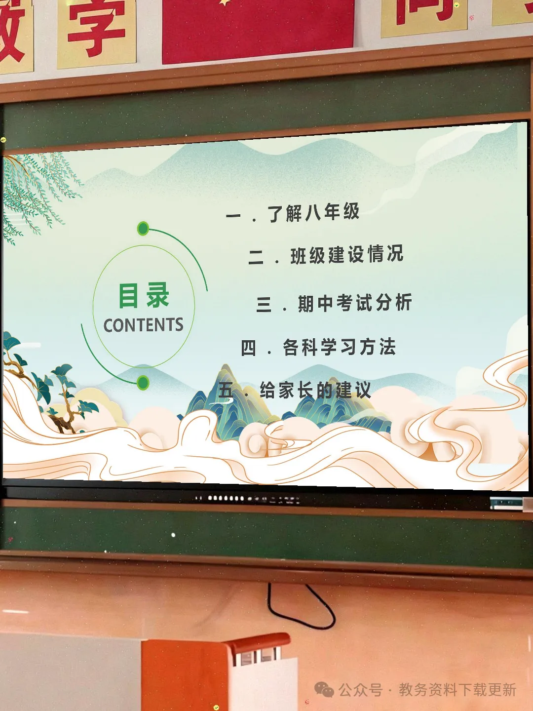 初二八年级期中家长会:不负韶华,追逐人间理想-共37页含发言稿可修改编辑-第3张图片-四季读书网 初二八年级期中家长会:不负韶华,追逐人间理想-共37页含发言稿可修改编辑-第3张图片-四季读书网