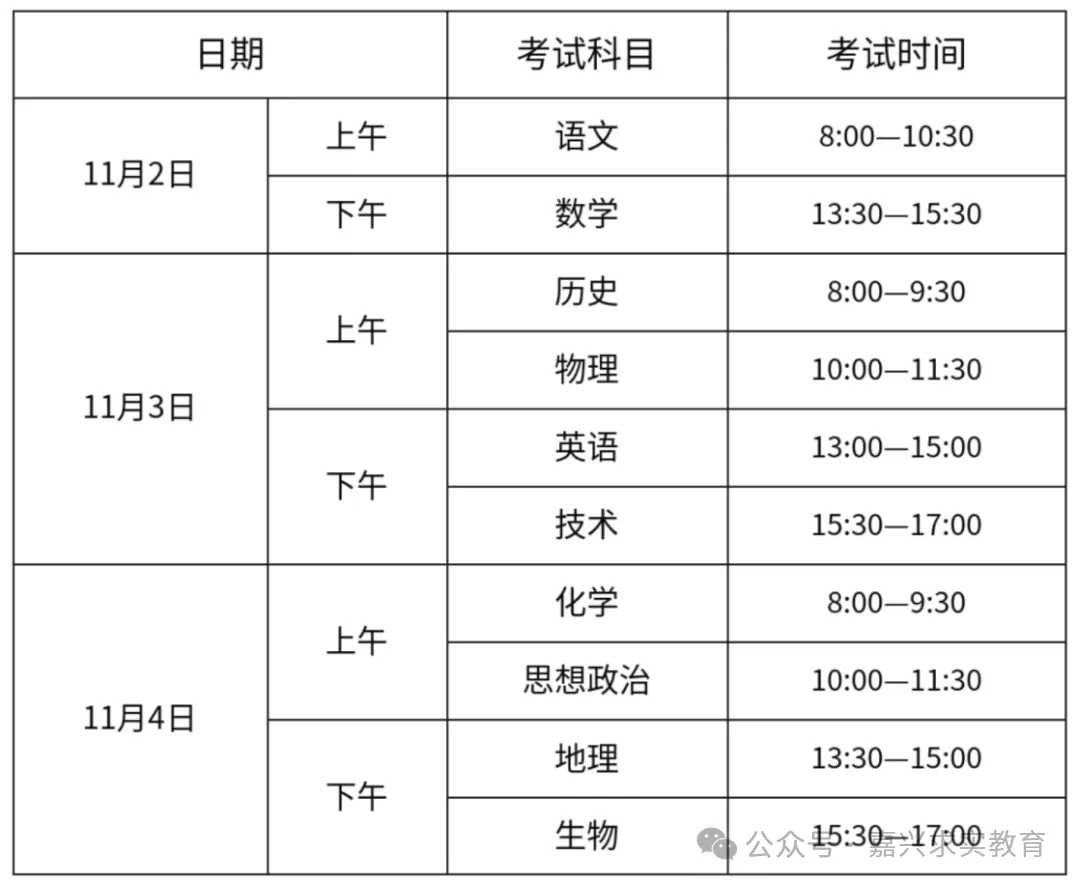 2026 浙江高三一模、高一高二期中考安排-第1张图片-四季读书网