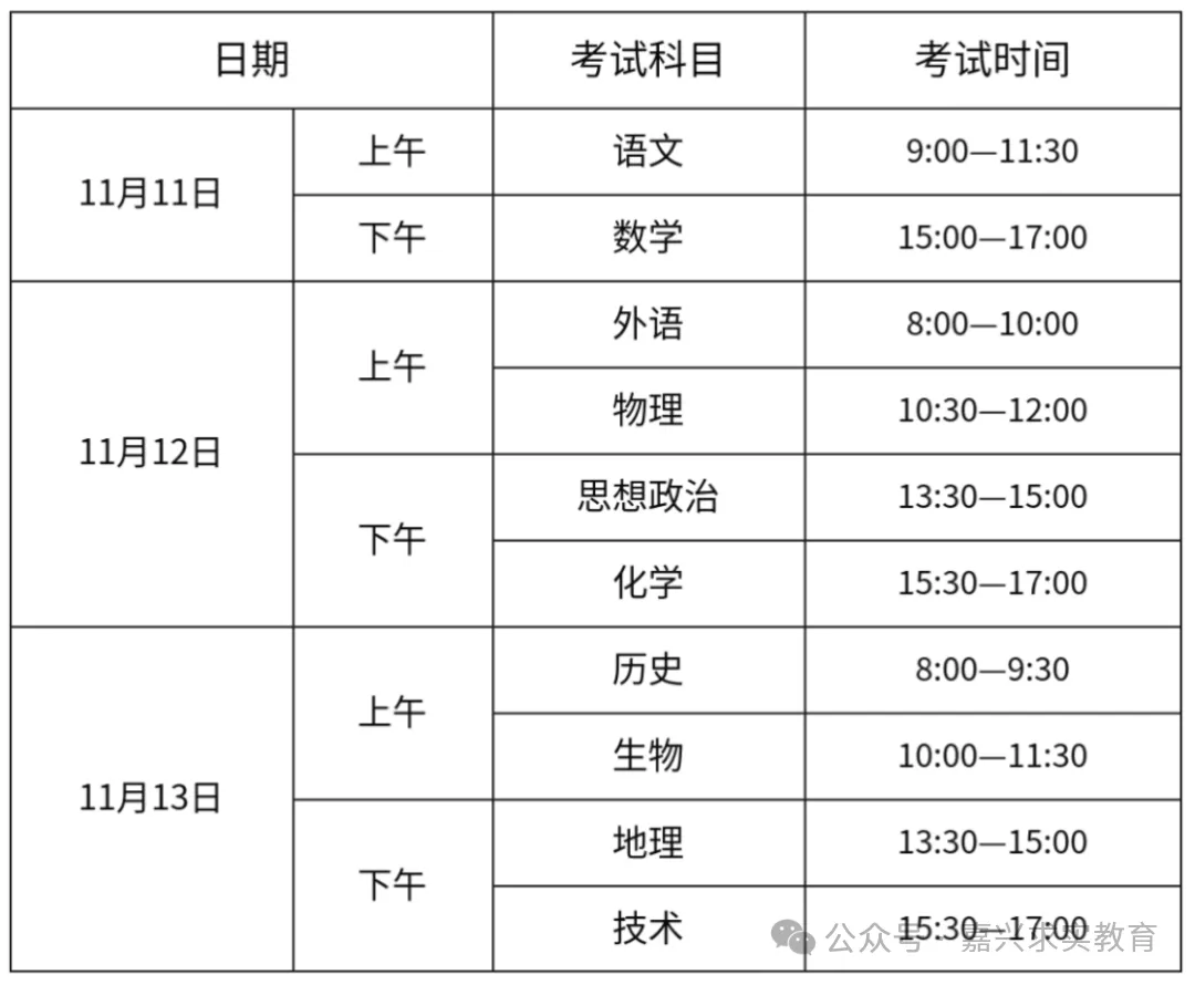 2026 浙江高三一模、高一高二期中考安排-第5张图片-四季读书网