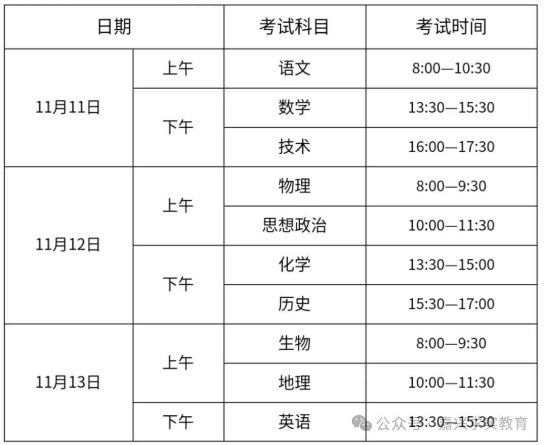 2026 浙江高三一模、高一高二期中考安排-第7张图片-四季读书网