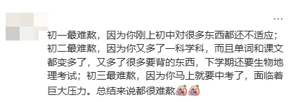 初一、初二、初三,哪一年难熬?看看孩子们怎么说?-第4张图片-四季读书网