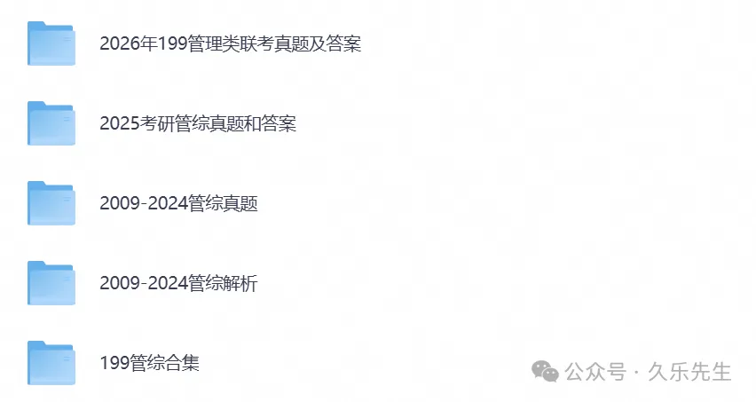 考研【管理类联考199】初试真题试卷到2026,含历年真题试卷及答案解析-第1张图片-四季读书网