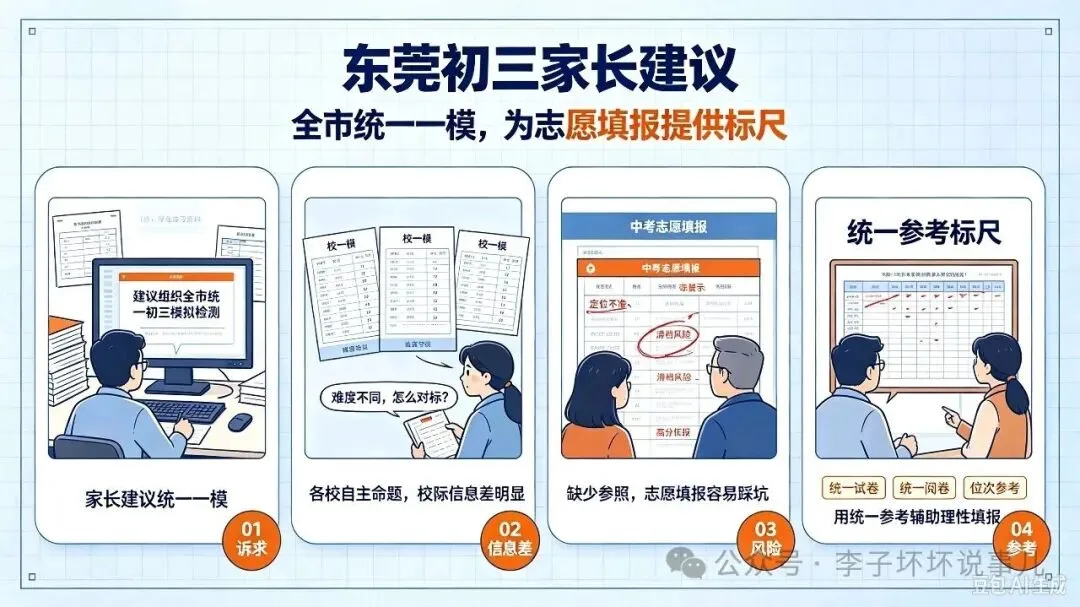 东莞网友提议:全市统一初三一模,给志愿填报一个标尺-第1张图片-四季读书网