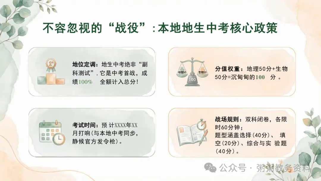 这份地生中考家长会PPT,让我少讲半小时废话,家长会后群里全是谢谢-第9张图片-四季读书网 这份地生中考家长会PPT,让我少讲半小时废话,家长会后群里全是谢谢-第9张图片-四季读书网