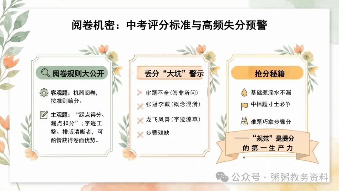 这份地生中考家长会PPT,让我少讲半小时废话,家长会后群里全是谢谢-第10张图片-四季读书网 这份地生中考家长会PPT,让我少讲半小时废话,家长会后群里全是谢谢-第10张图片-四季读书网