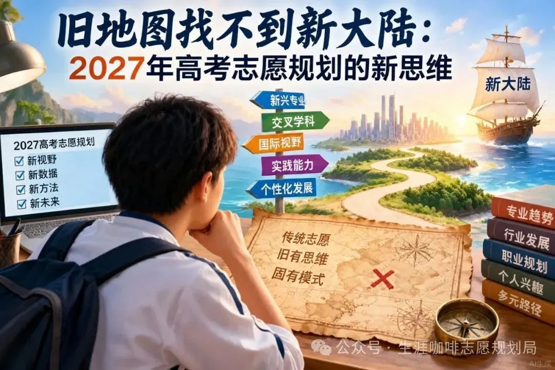 旧地图找不到新大陆:2027年高考志愿填报的思维革命(7)-第1张图片-四季读书网