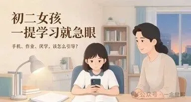 初二女孩一提到学习就发火、沉迷手机、作业应付,青春期厌学该怎么引导?-第1张图片-四季读书网 初二女孩一提到学习就发火、沉迷手机、作业应付,青春期厌学该怎么引导?-第1张图片-四季读书网