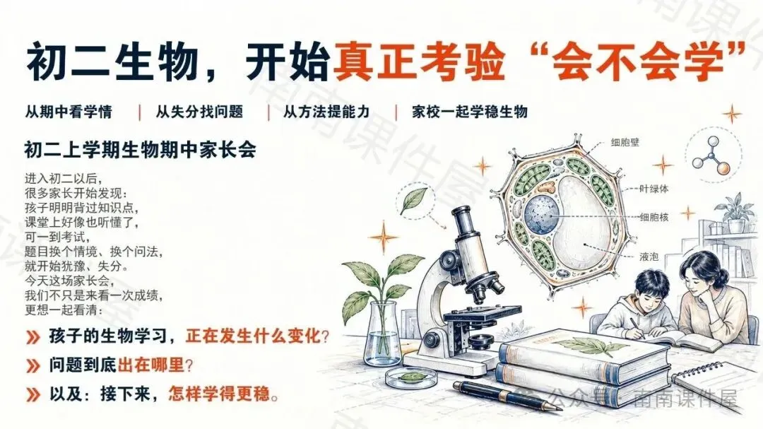 (初二期中生物)初二生物,开始真正考验“会不会学”-第1张图片-四季读书网