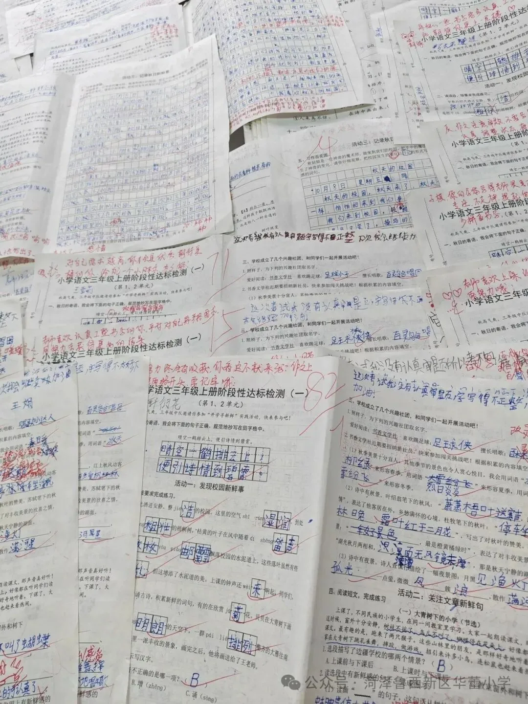 试卷上的专属勋章——华蕾小学精细化批改-第39张图片-四季读书网 试卷上的专属勋章——华蕾小学精细化批改-第39张图片-四季读书网