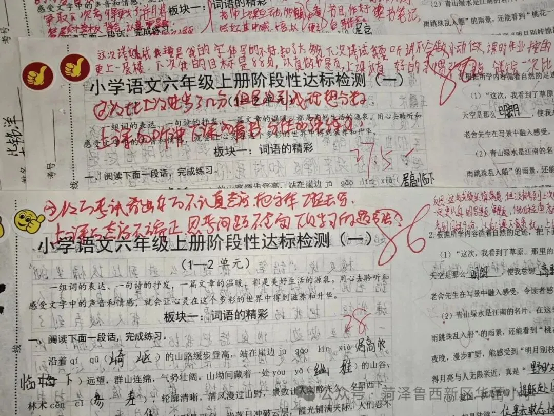 试卷上的专属勋章——华蕾小学精细化批改-第51张图片-四季读书网 试卷上的专属勋章——华蕾小学精细化批改-第51张图片-四季读书网