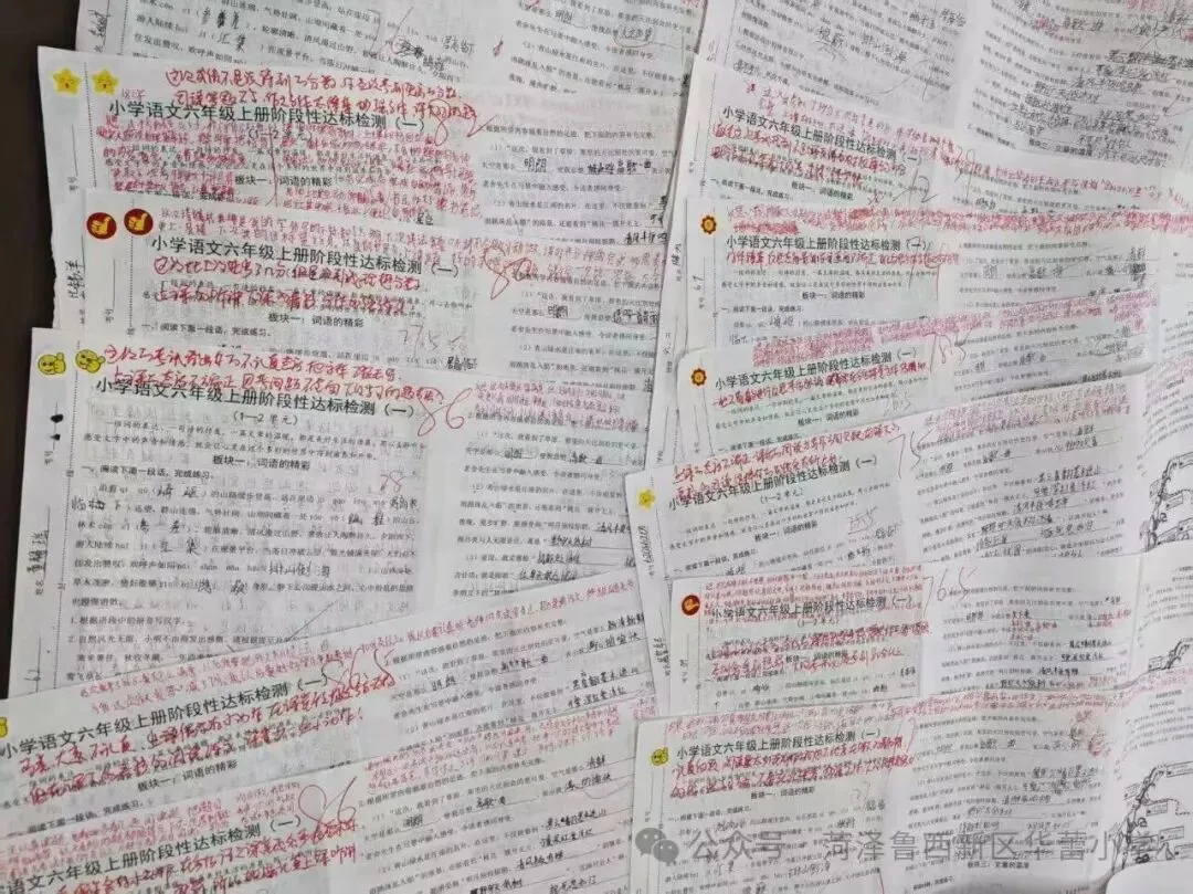 试卷上的专属勋章——华蕾小学精细化批改-第75张图片-四季读书网 试卷上的专属勋章——华蕾小学精细化批改-第75张图片-四季读书网