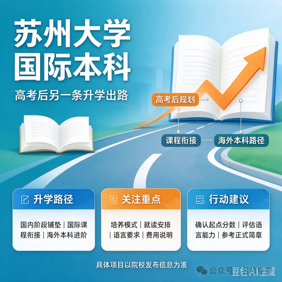 苏州大学国际本科,高考后另一条升学出路-第1张图片-四季读书网 苏州大学国际本科,高考后另一条升学出路-第1张图片-四季读书网