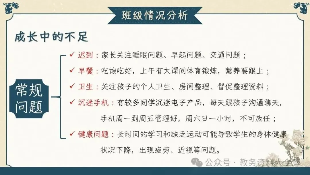 初三九年级期中家长会PPT课件:初三已至 同心共赴-共69页含发言稿可修改编辑-第6张图片-四季读书网 初三九年级期中家长会PPT课件:初三已至 同心共赴-共69页含发言稿可修改编辑-第6张图片-四季读书网