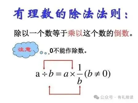 初一数学《有理数的运算》2.2 有理数的乘法与除法核心知识点-第11张图片-四季读书网