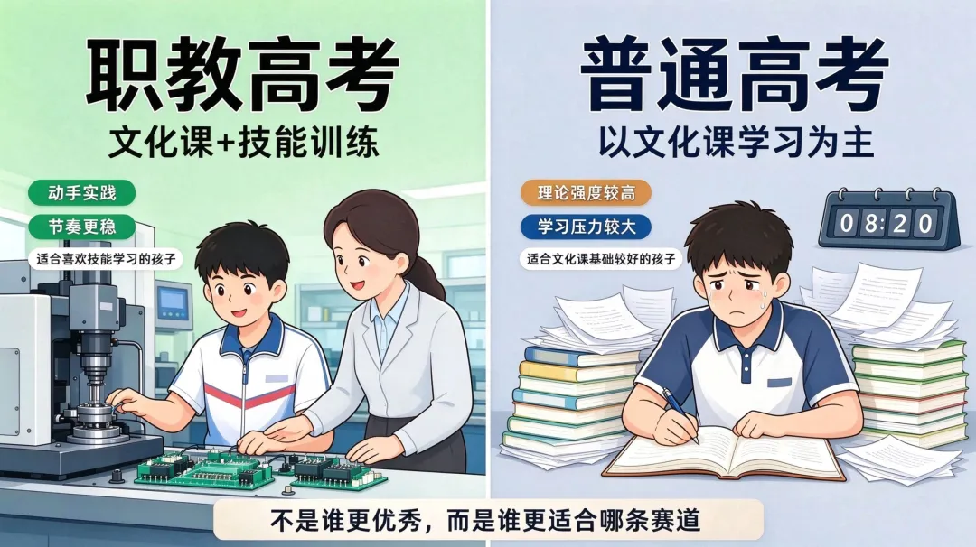 海南职教高考和普通高考到底有什么区别?-第3张图片-四季读书网 海南职教高考和普通高考到底有什么区别?-第3张图片-四季读书网