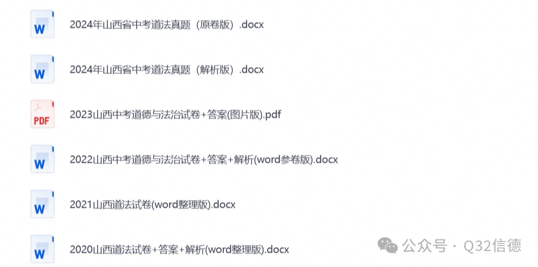 【中考试卷】2013-2026年山西省中考各科真题试卷及答案解析PDF电子版-第3张图片-四季读书网