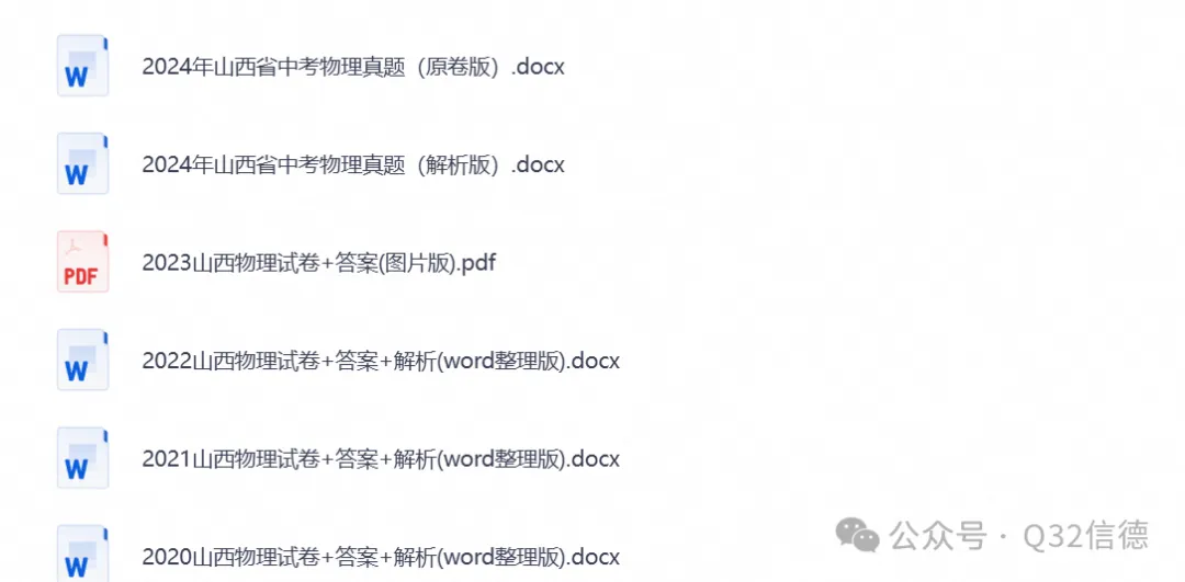 【中考试卷】2013-2026年山西省中考各科真题试卷及答案解析PDF电子版-第7张图片-四季读书网